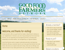Tablet Screenshot of goodfoodfarmers.com